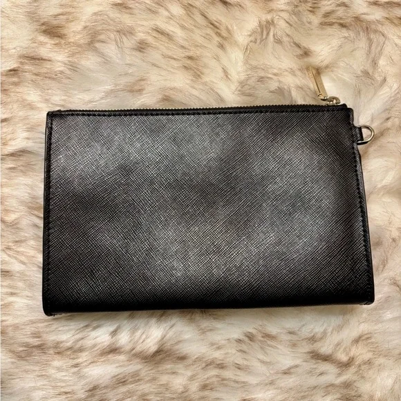 Kate Spade Staci Medium Saffiano Leather Wristlet - Black (no strap) - Picture 3 of 10